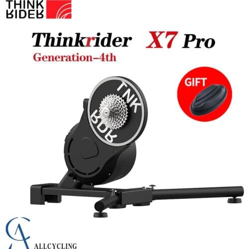 New Thinkrider X7 3th MTB Bike Road Bicycle Smart Bike Trainer Carbon Fiber Frame Built-in Power Meter Bike Trainers Platform