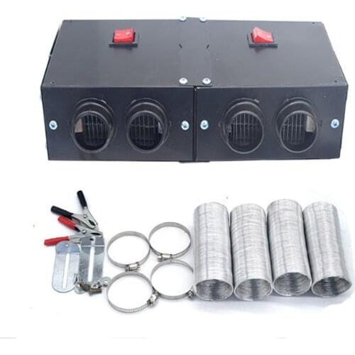 Car Fan Heater Set RV Camper 12V 500W Warming Windscreen Defroster Demister Air Parking Heater Winter Car Heating Accessories