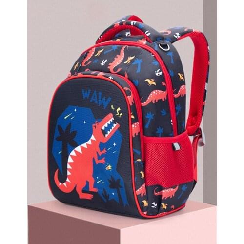 High-Grade School Bags For Boys New Primary School Orthopedic Backpack Dinosaur Cat Bag For Girl Kids Satchel Knapsack Mochila