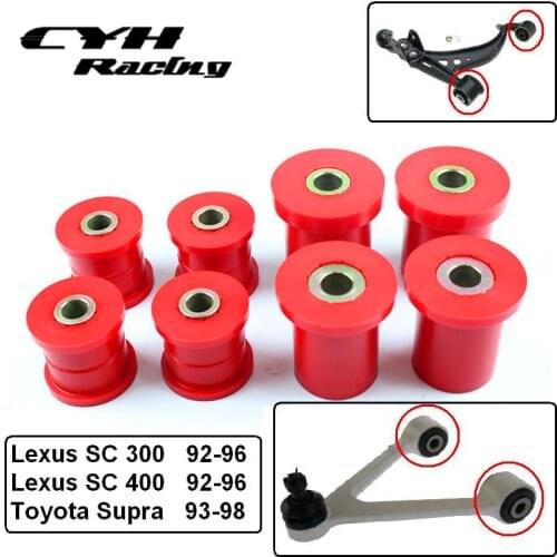 Polyurethane Lexus SC300/SC400 Front Upper/Lower Control Arm Bushing Kits 92-96, Toyota Supra 93-98