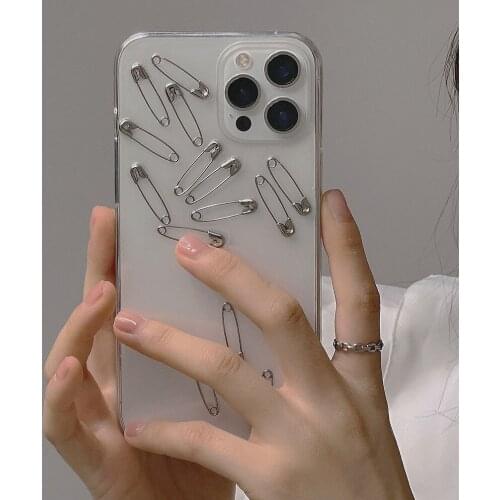 Shockproof Blingbling Brooch Phone Case For iPhone 12 11 ProMax 7 8 Plus XSMAX XR XS SE 2020 3D Buttons Epoxy glitter Capa Cover