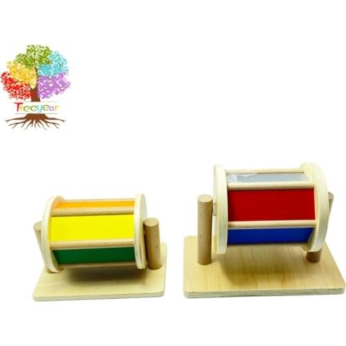 Treeyear Spinning Drum Montessori Toys for Babies 6-12 Months, Best Montessori Baby Toys Gift Idea