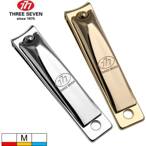 THREE SEVEN/777 14K Nail Clippers Fingernail Cutters Manicure Scissors Pedicure Nail Tools Trimmers with Nail Files