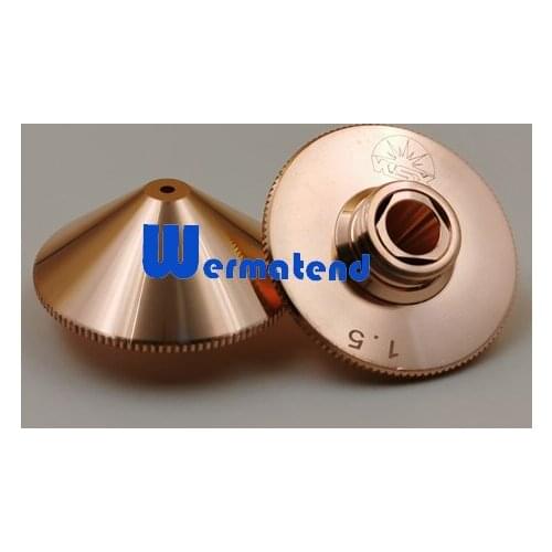 Wermatend 20pcs/lot original wsx laser nozzle double layer 0.8-5.0mm for HSG fiber laser cutting machines Free shipping