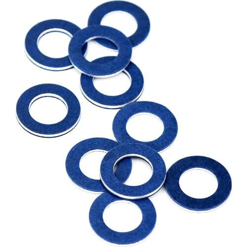 10Pcs Oil Drain Plug Washers Car Engine Oil Pan Gaskets Replacement for Camry Lexus Corolla 90430-12031