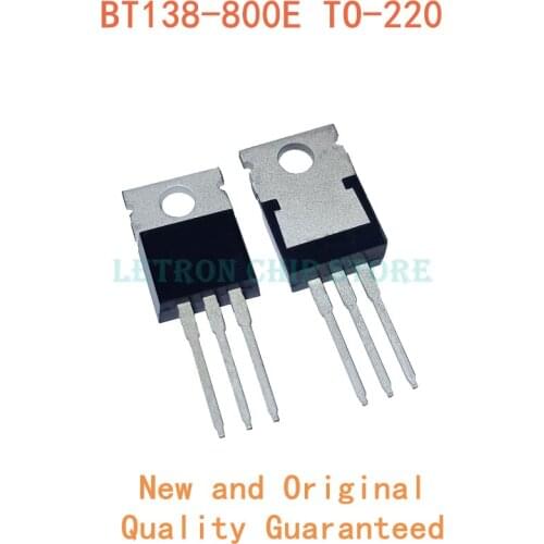 10PCS BT138-800E TO220 BT138-800 TO-220 BT138 800E original and new IC Chipset