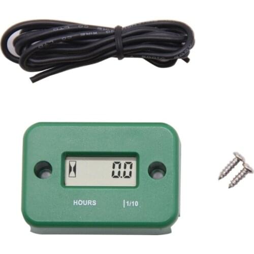 2019 LCD Display Digital Hour Meter Tachometer Waterproof Inductive For Motorcycle ATV Snowmobile Marine Engine Hour Meter