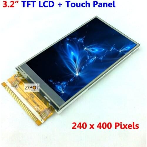 3.2" 3.2 inch TFT LCD Module with Touch Screen Panel 240 x 400 Dots 44Pins HX8352A Free Tracking