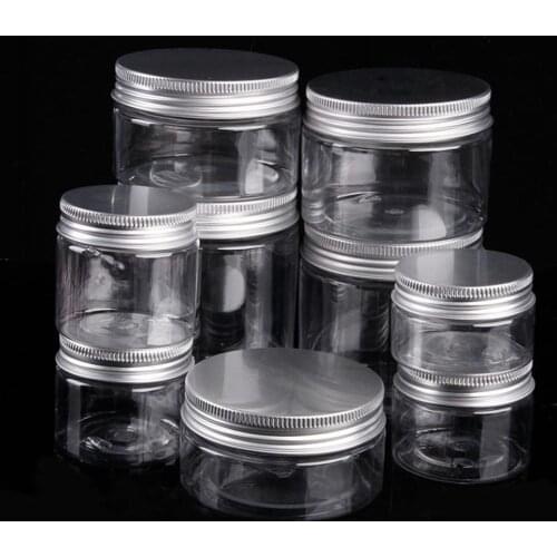 30-250ML Empty Cosmetic Makeup Bottle Cream Wax Box Travel Cosmetic Container Tea Canister Kitchen Small Storage Jar with Cover