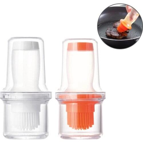 60% Hot Sale Portable Silicone Pastry Oil Brush Kitchen Baking Cooking Accessory Heat-resistant Kitchen Silicone Oil Brush