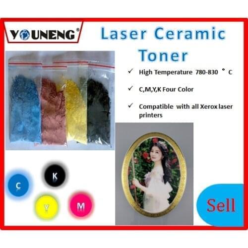 800 degree high temperature color ceramic toner powder Compatible For Ricoh and Xerox model vitrotype Print