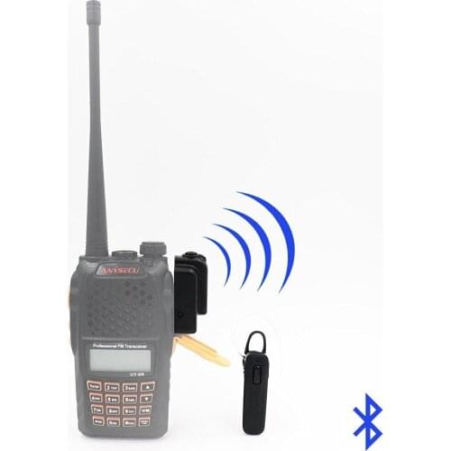Bluetooth Wireless Headset Earpiece for KENWOOD TYT HYT BAOFENG UV82 UV5R 2 Way Radio Ham Transceiver Walkie Talkie