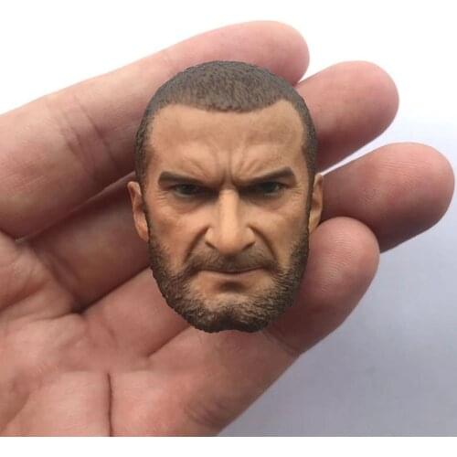 1/6 Scale Male Figure Accessory Logan Uncle Wolf Head Sculpt Models for 12'' Action Figure Doll Body