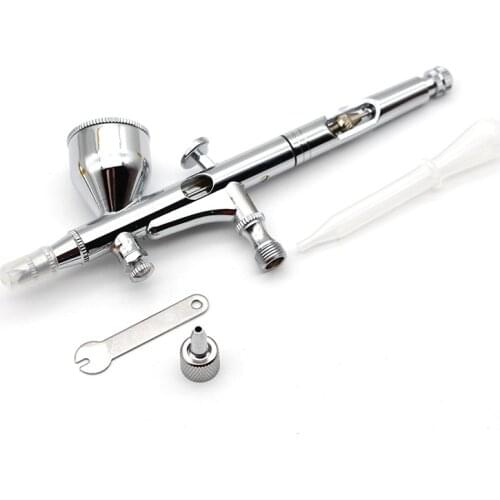 0.2MM Gravity Feed Dual Action Airbrush Paint Spray Gun Sprayer Pen For Needle Body Paint Nail Art Body Tattoo Cake Toy Models