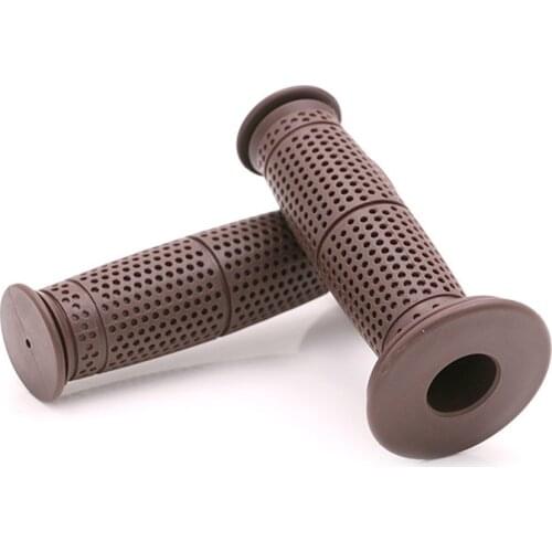 Retro moto grip classic scooter parts vintage 7/8" 22mm motobike handle bar for harley cafe racer rubber motorcycle handlebar