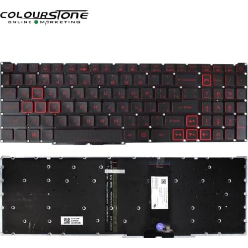 Laptop backlit keyboard for Acer AN515-54 AN515-51 RU Layout Without Frame Backlit