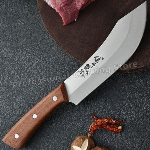 Forged Stainless Steel Butchers Knife Meat Cleaver Chopping Knife Kitchen Knife Cooking Knife