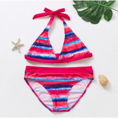 Bikini 2021 For 5~16Year Girls Swimsuit Teen Swimwear Girls Two pieces Baby Girl Swimsuit Kids Swimwear Biquini Infantil-ST273