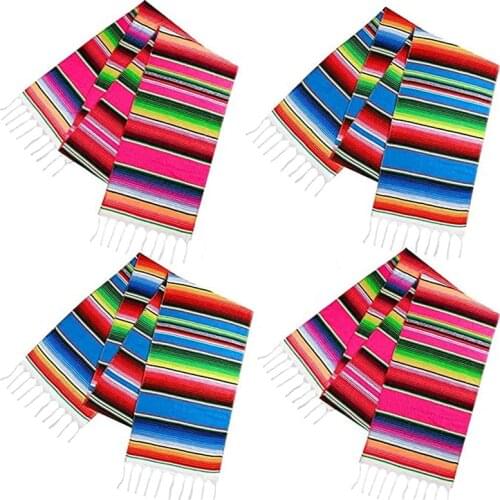 Mexican Table Runner,Mexican Theme Party Decoration for for Mexican Party Wedding Decorations Party Table Runner