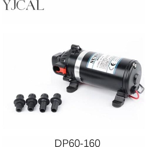DC 12V 24V Water Booster Fountain High Pressure Diaphragm Pump Reciprocating Self-priming RV Yacht Aquario Filter Accessories