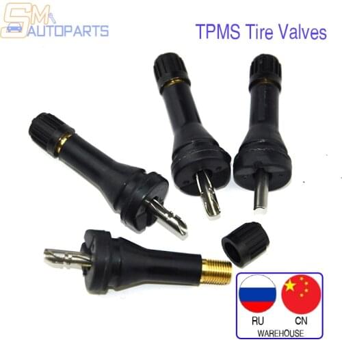 New 4pcs TPMS Tire Valve Tubeless Stem Fit For Chrysler Dodge Jeep Mazda