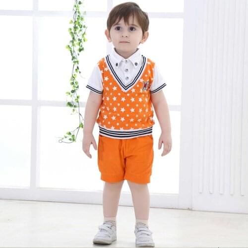 Boy clothes 5 years Boys Suits for Weddings Toddler Baby Boy summer Birthday Dress Formal Gentleman Clothing set two piece