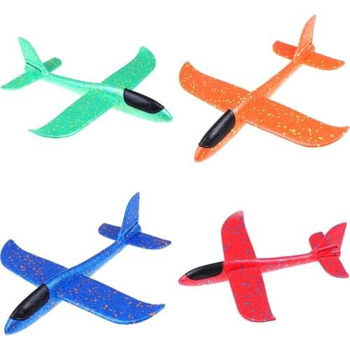 EPP Foam Hand Throw Airplane Outdoor Launch Glider Plane Kids Gift Toy 37CM Interesting Toys