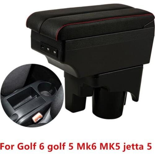 For VW Golf 6 golf 5 Mk6 MK5 jetta 5 Armrest Box USB