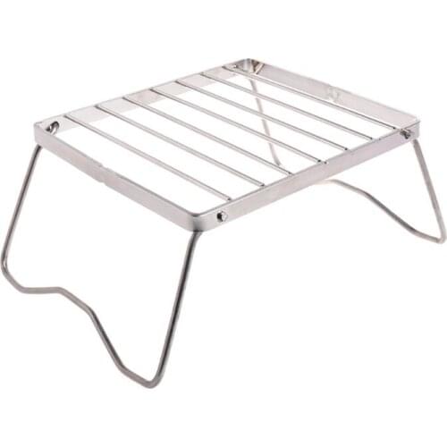 Portable Folding Camping Grill Mini Charcoal BBQ Portable Picnic Barbecue Stove Rack