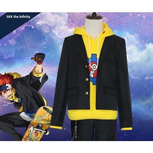 SK8 the Infinity Reki Cosplay Costume Uniform Outfits Halloween Party Carnival Full Set