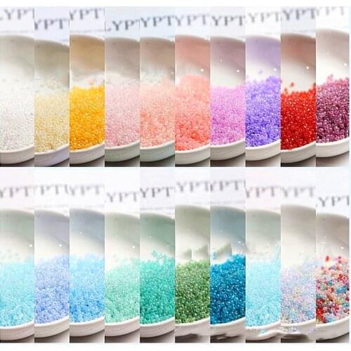 Jewelry Making DIY Craft Glass Seed Beads Bulk, Craft Seed Beads Small Pony Beads for Bracelet Necklace Project -2/3/4mm