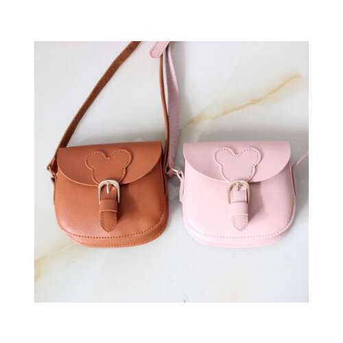 Disneys new Mickey childrens fashion one-shoulder messenger portable princess bag girl coin bag accessory bag