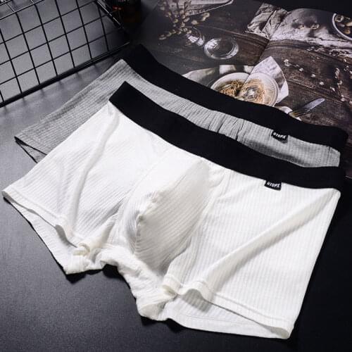 2021 Brand Hot Fashion Underwear Men Boxers Sexy Mens Modal Soft Breathable Male Comfortable Panties Underpants Boxer Shorts