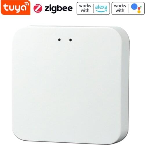 Tuya ZigBee Smart Gateway Hub Smart Home Automation Bridge Smart Life APP Wireless Remote Controller Work with Alexa Google Home
