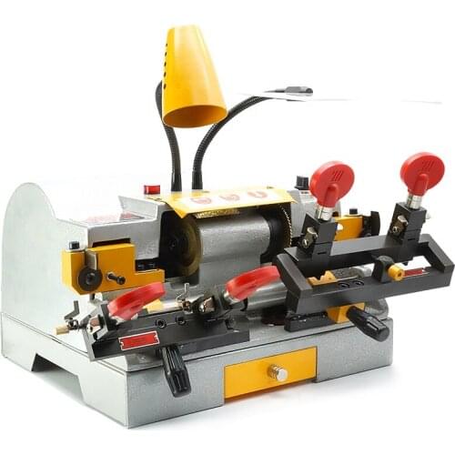 High Speed Key Dulicating Machine Double Head Precision Cutter 220V 180W Door House Key Blank Duplicator For Locksmith tool