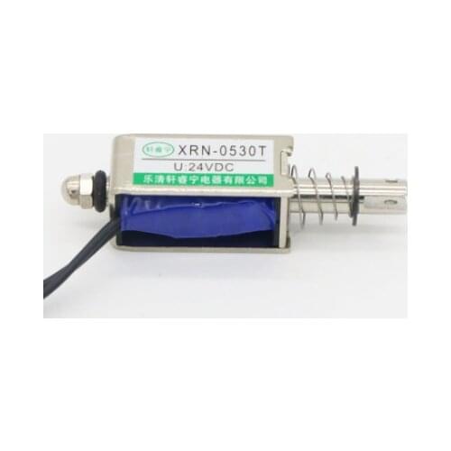 XRN-0530 DC 6v/12V/DC24V 5.1KG/10mm Pull Type Open Frame Solenoid Electromagnet