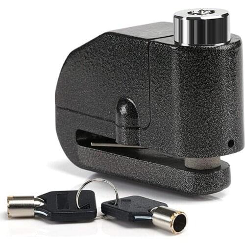 Disc Brake Lock Motorcycle Alarm Electric Car Lock Bicycle Lock Mountain Bike Lock Waterproof Aluminum Alloy Anti - Theft Lock A