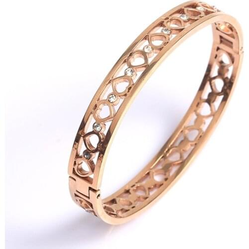 Love bracelet bracelets bangles indian jewelry stainless steel bangle cuff bracelet womens accessoires valentines day