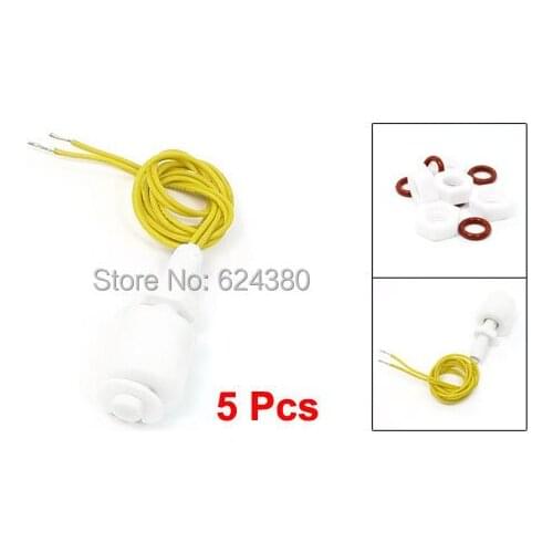 ZP3208 Fish Tank Pool Liquid Water Level Sensor Vertical P.P PP Float Switch White x 1 Pack ( 5 Pcs / Lot )