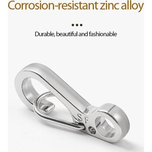 1Pc Portable Steel Spring Hanging Buckle Simple Mini Carabiner Keychain Camping Hiking EDC Gadget Climbing Accessories Hot