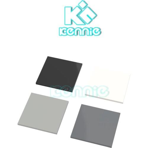 100pcs/lot Kennie DIY MOC Building Blocks Compatible with Hi-Tech Accessories Flat Tile 6X6 base plate NO.10202