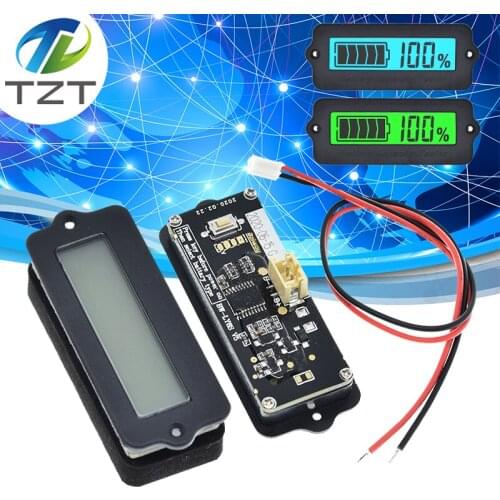 12V LY6W Lead Acid LiPo Battery Capacity Indicator LCD Display Battery Capacity Meter Power Detect Digital IC Tester Voltmeter