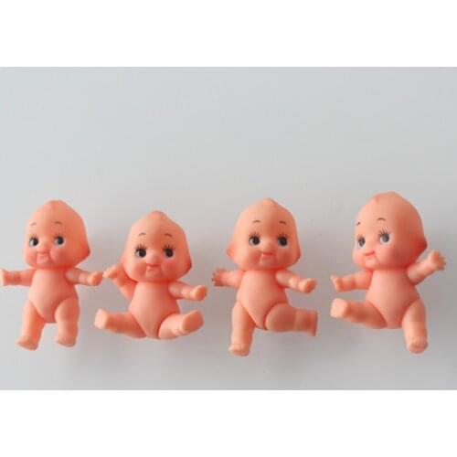 2pcs/ a lot Angel doll plastic kewpie Cos Wedding 5cm standing crawling praying pose BD05