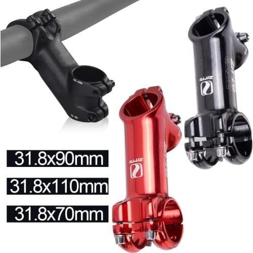 31.8mm Bike Stem 35 Degree Handlebar Stem 70mm 90mm 110mm Aluminum Alloy Bike Stem For XC AM Road Bikes Bicycle Accessories