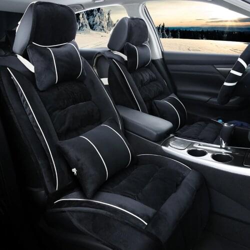 3D Winter Plush Car Seat Cover Cushion For Kia Sorento Sportage Optima K5 Forte Rio/K2 Cerato K3 Carens Soul Cadenza