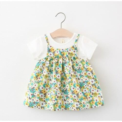 4 pieces/lot) Girls Summer Dress 030622