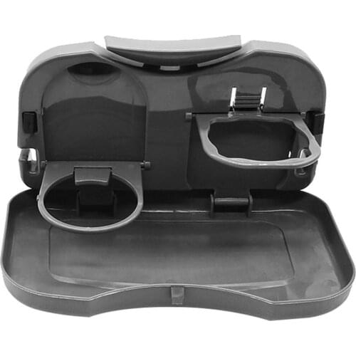 50% HOT SALES！！！Folding Car Travel Back Seat Storage Table Drink Food Cup Tray Holder Stand Desk