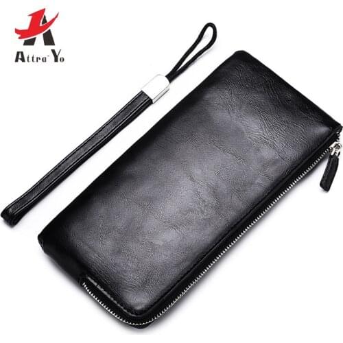 Мужские кожаные кошельки ATTRA-YO China At AliExpress