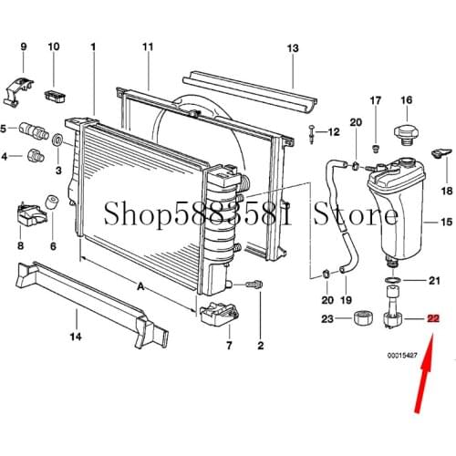 CAR temperature sensor water tank bm wE34 518I M43 E34 520I M50 E34 525I M20 air conditioning cooling net water tank condense