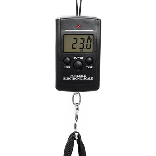 Travel Luggage Scale Electronic Hook 40kg/88lb LCD Portable Mini Display Weighting Digital Fishing Scale